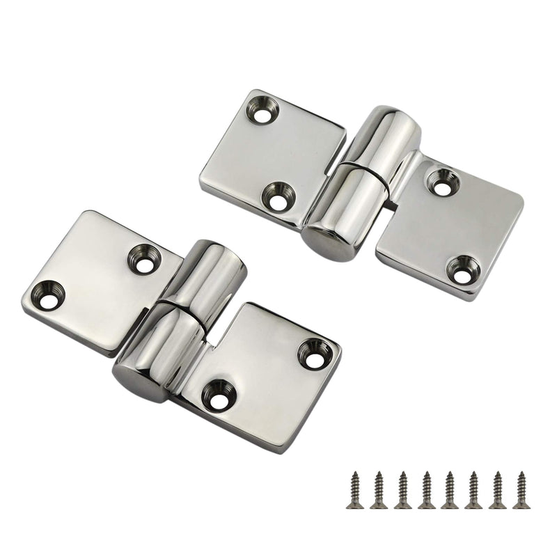 [Australia - AusPower] - NRC&XRC Pair of Stainless Steel 316 Heavy Duty Marine Grade 3.5" x 1.5"Left & Right Lift-Off/Take-Apart Hinge Hinge Cast Hinge W/Screws 