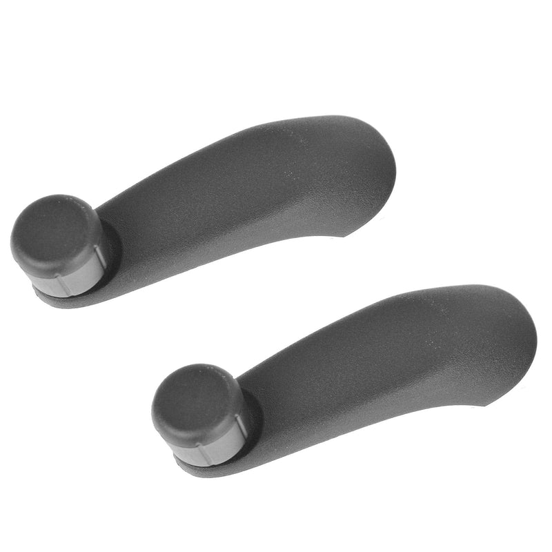 [Australia - AusPower] - TRQ Manual Window Crank Handle Black LH RH Pair Compatible with Express Savana Saturn 