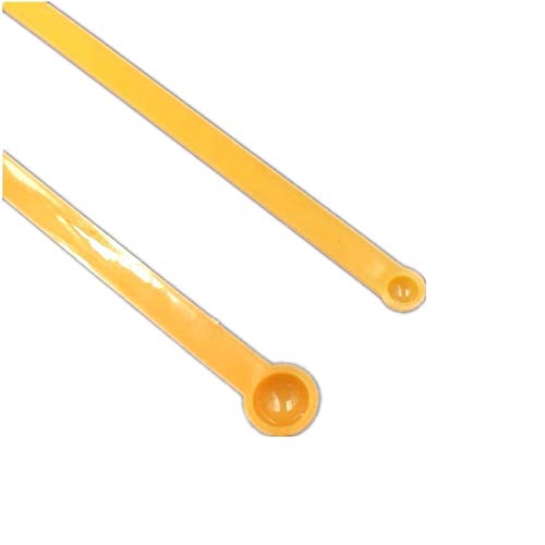 [Australia - AusPower] - Double-Sided 2-in-1 Micro Scoops 5 to 10mg and 25 to 35mg Milligram mg Measuring Spoons - 0.005 mL and 0.025 mL (Milliliters) Capacities - BPA-Free, Static-Free Micro Scoop - FitPowders (5 Scoops) 5 Scoops 
