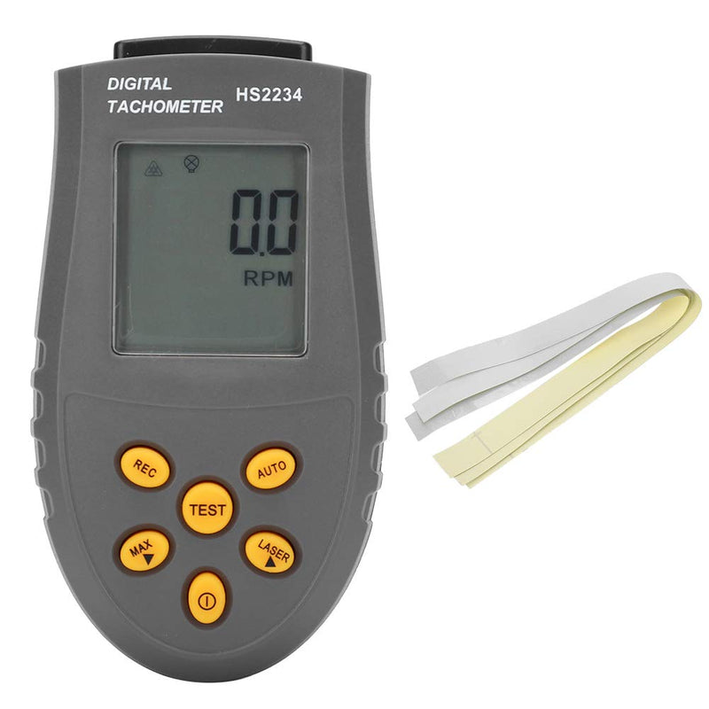 [Australia - AusPower] - Digital Tachometer for Vehicles Night Vision Display Speedometer with Easy Mounting Black 