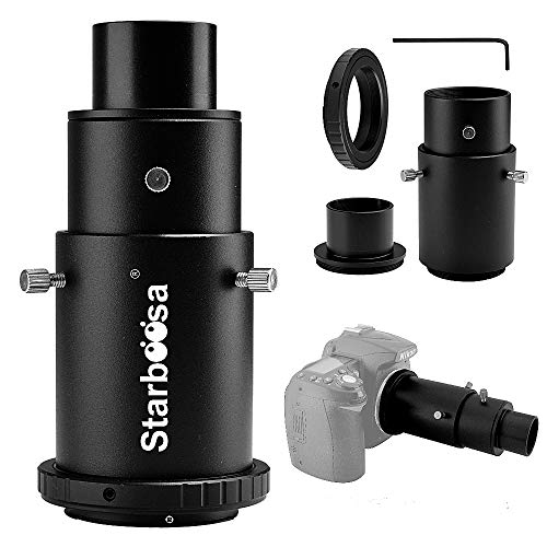 Telescope Camera Adapter for Nikon DSLR, Prime Focus Imaging Camera Adapter Set for Nikon SLR – Variable
