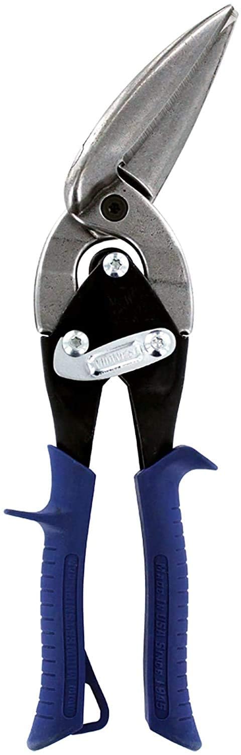 [Australia - AusPower] - MIDWEST Power Cutters Long Cut Snip - Straight Cut Offset Tin Cutting Shears with Forged Blade & KUSH'N-POWER Comfort Grips - MWT-6516 New 