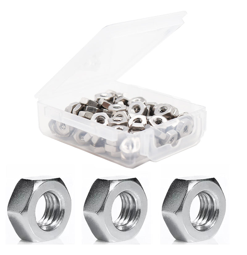 [Australia - AusPower] - binifiMux 150pcs M3 Hex Nuts 304 Stainless Steel DIN934 Plain Finish M3 150pcs 