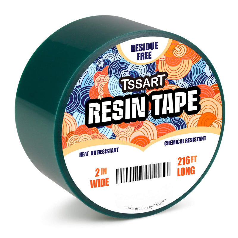 Resin Tape for Epoxy Resin Molding - Thermal Silicone Adhesive Tape, Oxidation and High Temperature Resistance Easy Peeling, Epoxy Release Tape - 2 inch Wide 216FT Long