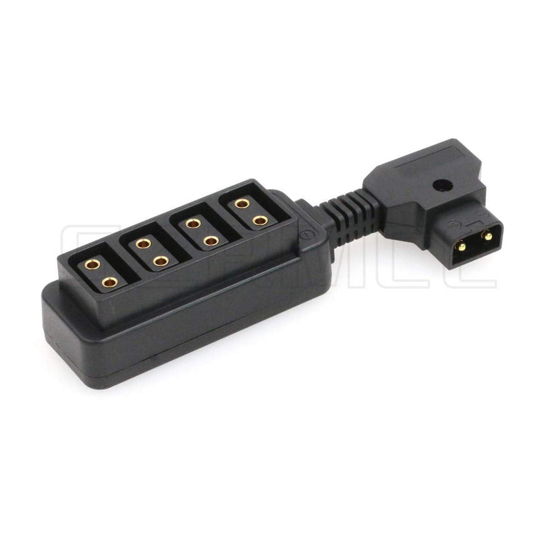 [Australia - AusPower] - SZRMCC Ultrashort D-tap Male to 4 Port P-tap Hub Splitter Power Cable for ARRI RED Cameras accesories 