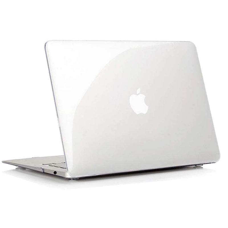 [Australia - AusPower] - Ruban case for MacBook Air 13 Inch A2337 (M1) / A2179 / A1932 (2021 2020 2019 2018 Release) - Snap On Hard Shell Case Cover for MacBook Air 13 Retina Display with Touch ID, (Crystal Clear) Crystal Clear 