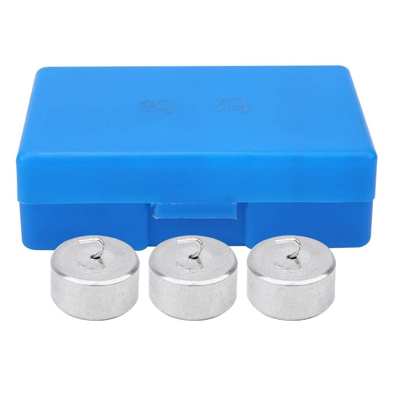 Calibration Weight Set of 10 50 g Metal Weights with Hook and Ring for Digital Jewellery Scales Science Laboratory Weights Training
