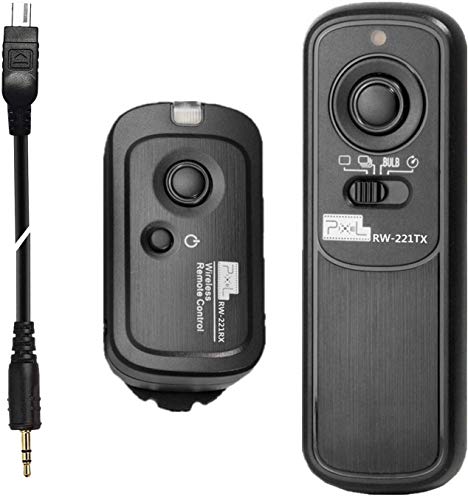 Pixel 2.4GHz Wireless Remote Control DC2 Remote Shutter Release for Nikon D3100, D5000, D7000,D7200, D600, D610, D750,Z7,Z6 Cameras, Replaces Nikon MC-DC2