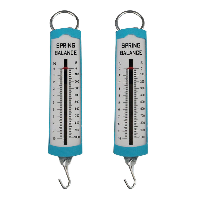 [Australia - AusPower] - P11104 Pack of 2 - Hanging Spring Scale (0-1000g, 10N) 0-1000g, 10N 