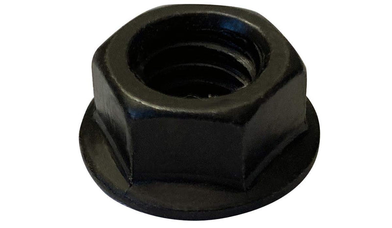 [Australia - AusPower] - Small Parts 14NRBZ 1/4"-20 Serrated Flange Hex Lock Nuts Case Hardened HR15N 78/90 Black Zinc and Bake (Pack of 50) 