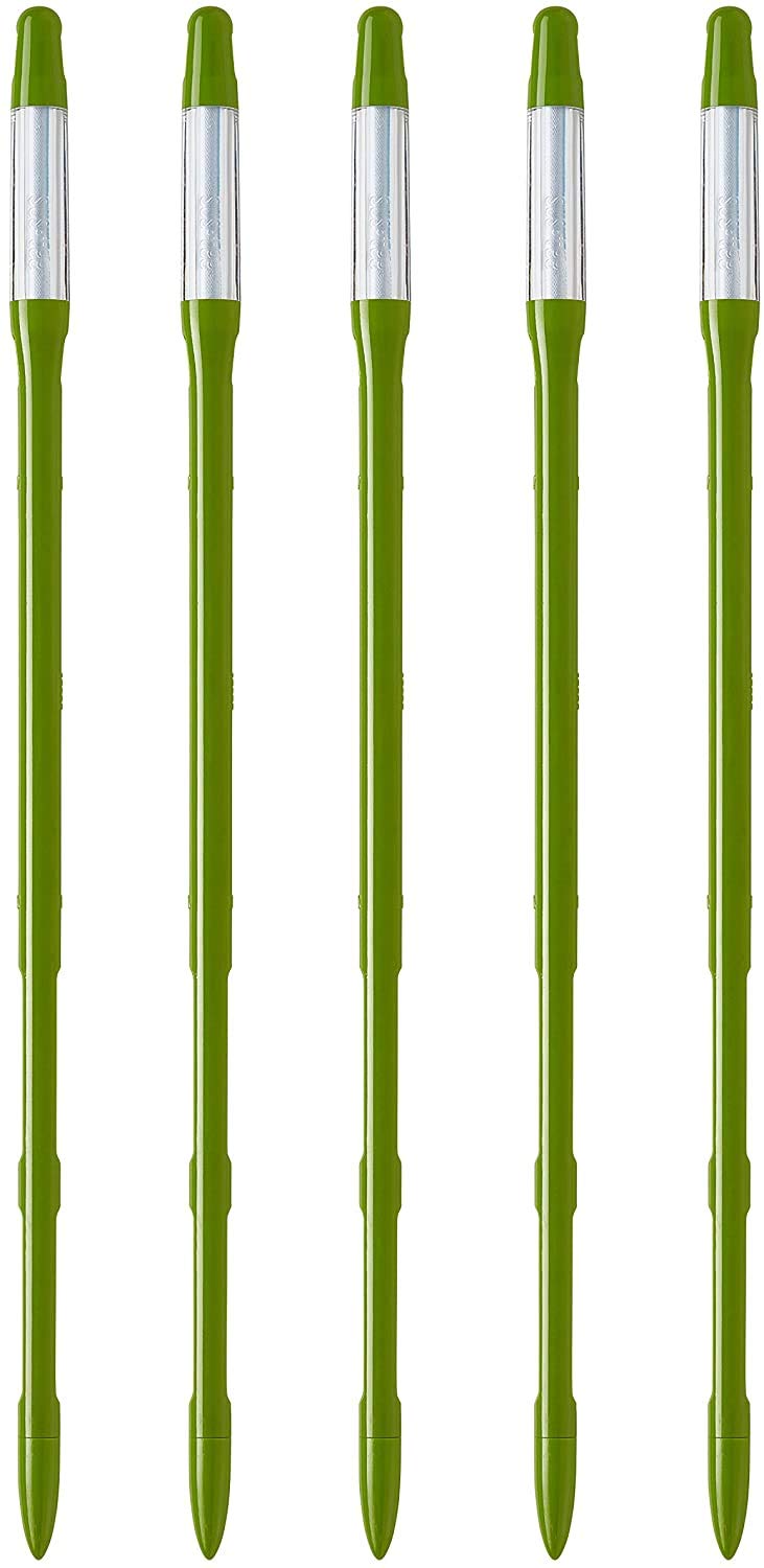 Sustee Aquameter, Set of 5, Plant Soil Moisture Sensor (Green, Large) youth large / 11-13 Green