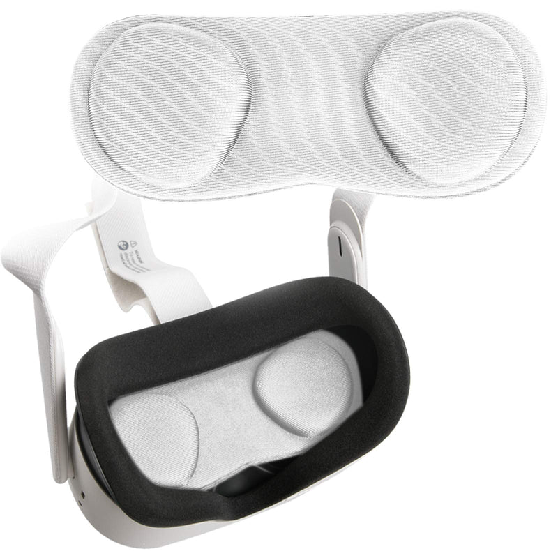 [Australia - AusPower] - (1 Pack) Orzero VR Lens Protect Cover Dust Proof Cover for Quest 2, Quest, Washable Protective Sleeve - White 