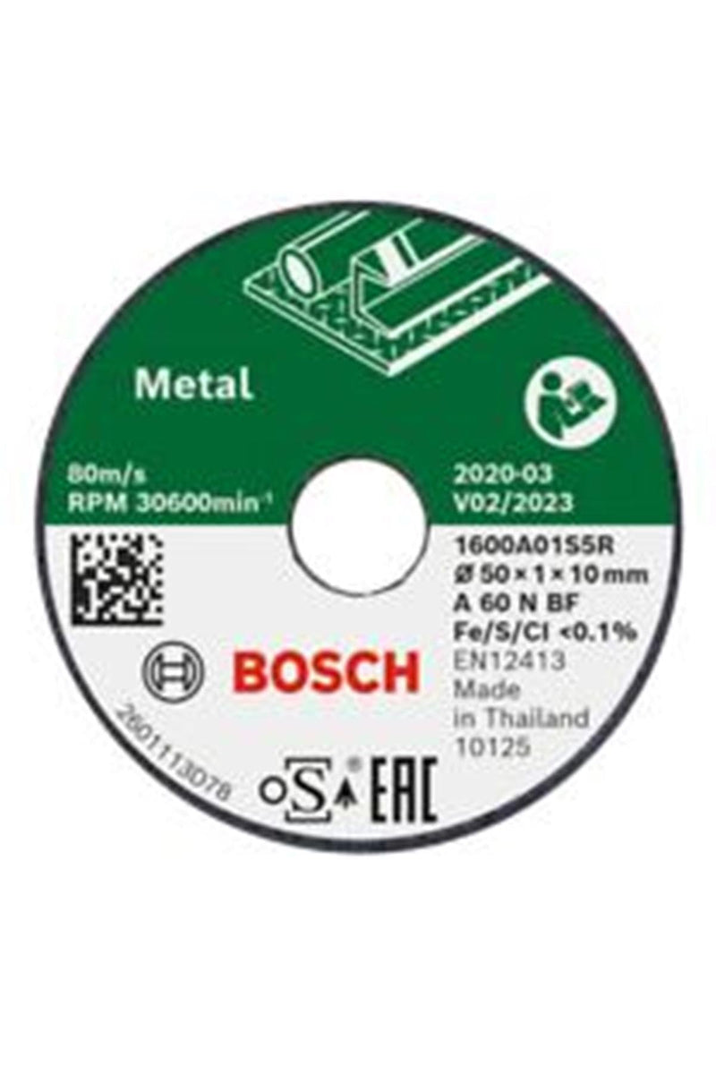Bosch Accessories Pack of 3 Cutting Discs (for Metal, Diameter 50 mm, Accessories Bosch EasyCut & Grind)