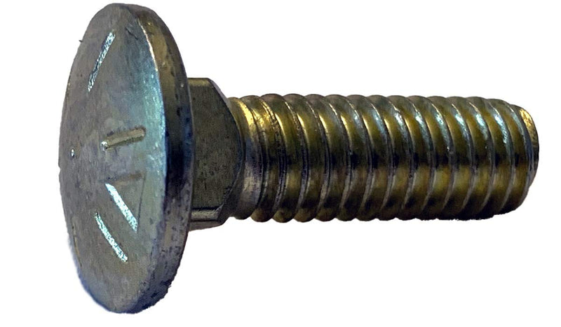 [Australia - AusPower] - Small Parts 3740C8 3/8"-16 X 2-1/2" Carriage Bolt Grade 8 Fully Threaded Zinc Yellow (Pack of 10) 