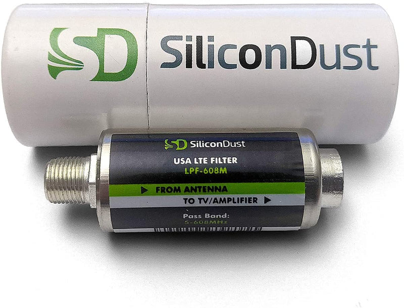 [Australia - AusPower] - SiliconDust LPF-608M LTE Filter for TV Antennas USA 2020 Standard 600/608/618MHz 