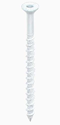 Tapcon 3/16 x 2-3/4" Star Head Climaseal™ Concrete Screws, White, 75 PCS