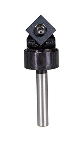 BETOP carbide insert 90-degree V-groove bit with 11/16-inch diameter and 1/4-inch shank