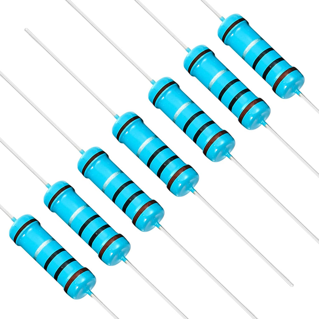 Chanzon 30pcs 2W 1 ? ohm Metal Film Fixed Resistor 0.01 ±1% Tolerance 1R MF Through Hole Resistors Current Limiting Rohs Certificated [2ZC03] 1 ohm