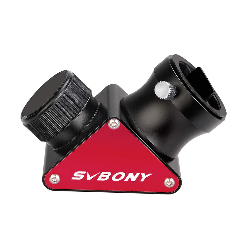 [Australia - AusPower] - SVBONY SV188P Dielectric Mirror Star Diagonal, 1.25 Inch 90 Degree Mirror Diagonal, 99% Reflectivity Dielectric Coatings with Brass Compression Rings 