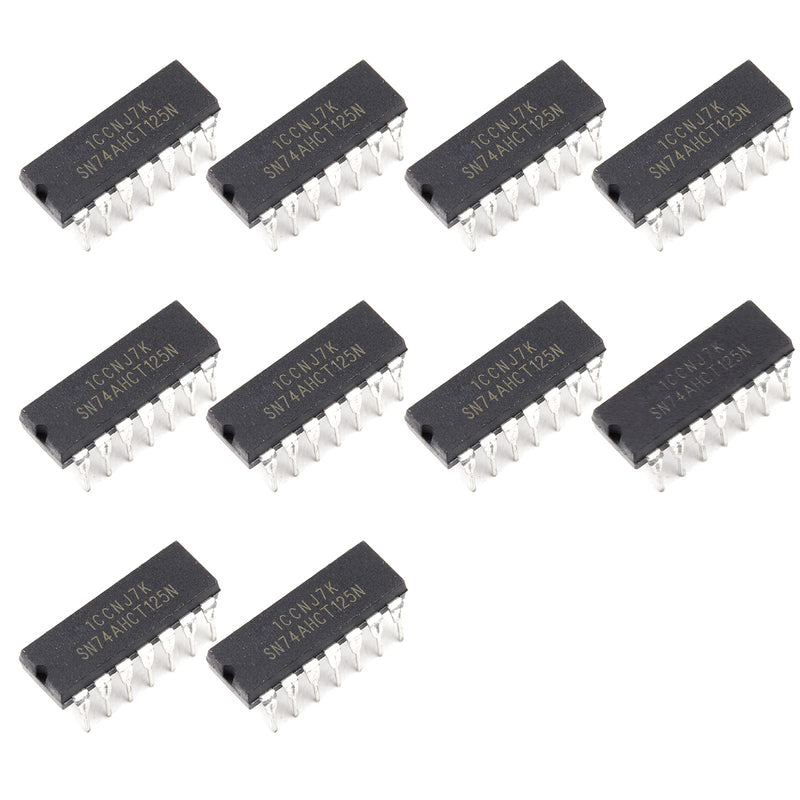[Australia - AusPower] - 10pcs SN74AHCT125N SN74 Quadruple Bus Buffer Gates with 3-State Outputs IC DIP-14. 