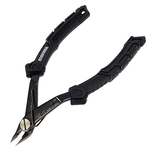 ENGINEER NZ-12G 125mm micro wire cutters with ESD-safe, full flush blades