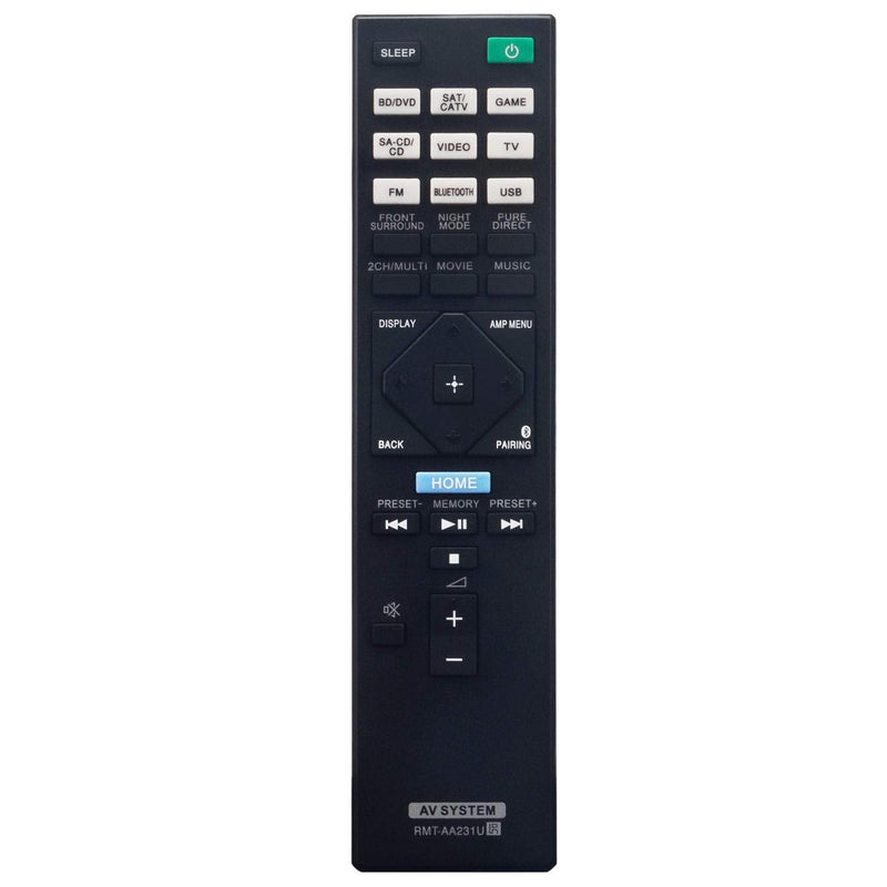 [Australia - AusPower] - RMT-AA231U Replacement Remote Control Applicable for Sony 7.2ch Home Theater AV Receiver STR-DH770 STRDH770 