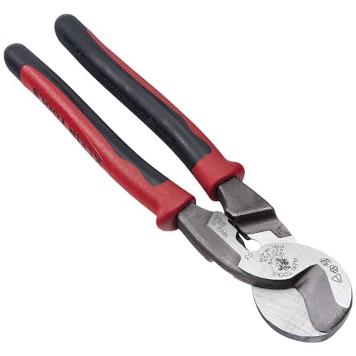 Klein Tools J63225N Journeyman high-leverage cable cutter and wire stripper for aluminum and copper cable