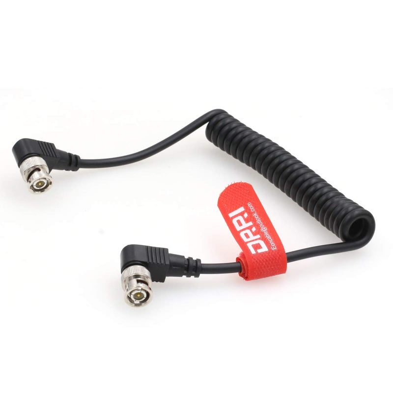 [Australia - AusPower] - DRRI 1080p 3G HD-SD BNC to Right Angle BNC Spring Video Cable 75ohm for RED Gemini/Steadicam configurations Elbow to Elbow BNC 
