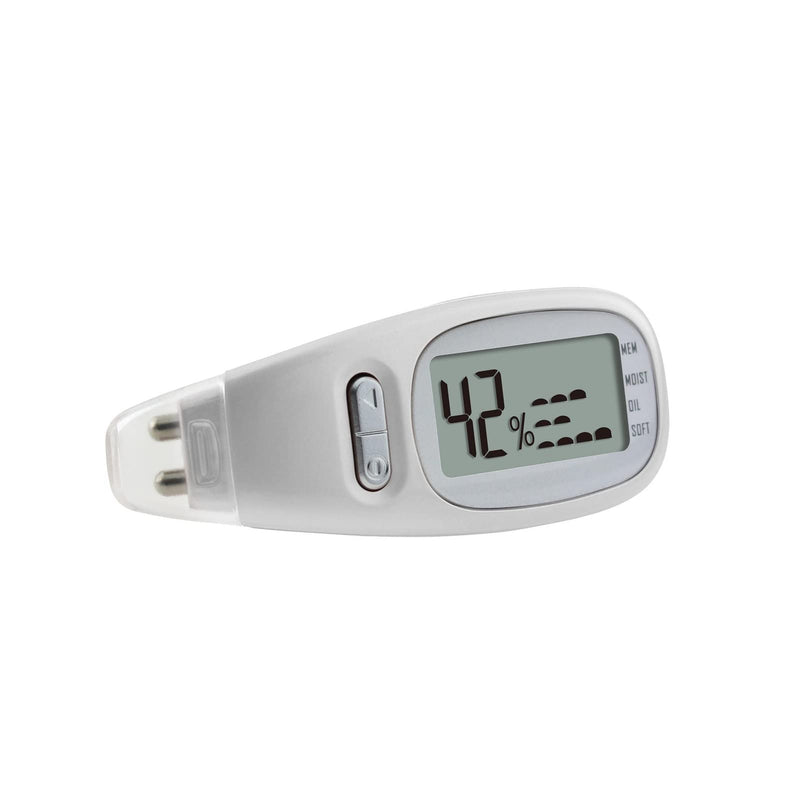 Portable digital facial moisture tester skin analyzer facial hydration corneometer skin hydration meter water oil tester for face skin care with backlight LCD display gifts for girls women