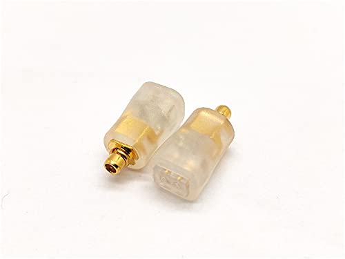 [Australia - AusPower] - Girftu DIY 2Pin 0.78mm to MMCX Connector Adapter, MMCX (Transparent) Transparent 