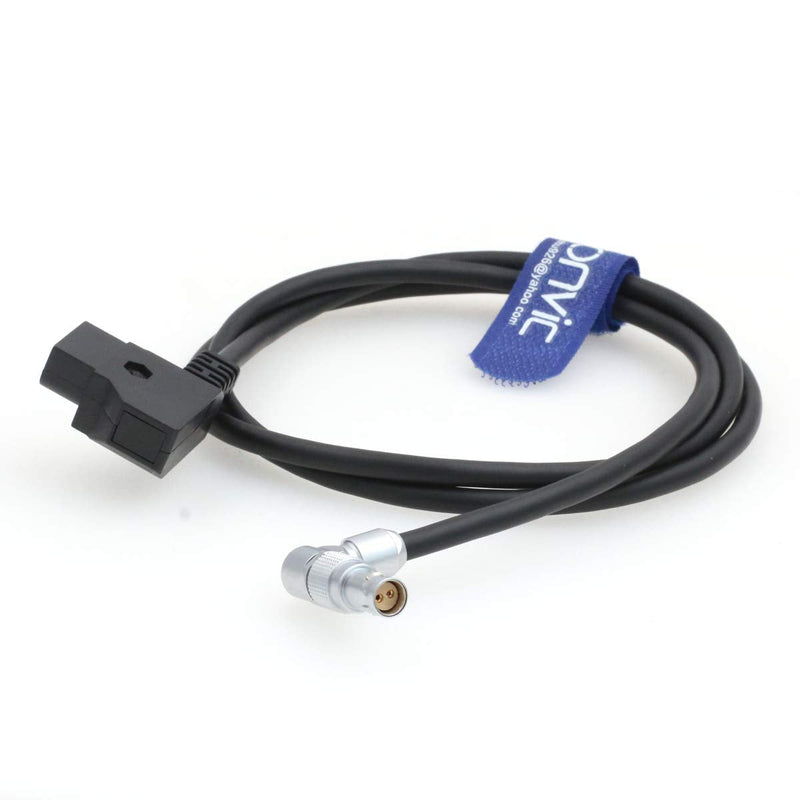 [Australia - AusPower] - Eonvic Rotatable Right-Angle 2Pin Female to Dtap RED Komodo 6K Cinema Camera Power Cable (Straight Cable) Straight cable 