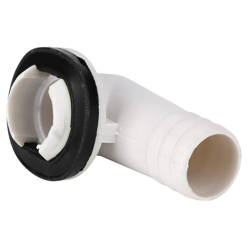 Denkerm Right Angel Outlet Connector, Drain Drain ABS Material Air Conditioning Discharge Tool Air Conditioner Drain Air Conditioners