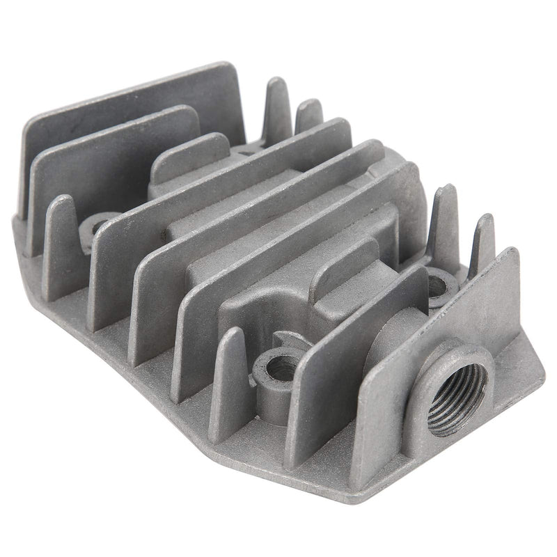 [Australia - AusPower] - WALFRONT 2Pcs Air Compressor Cylinder Head 4/3/5P Cylinder Head 48mm x 72mm Cylinder Head Aluminum Cylinder Head Cylinder Cooling Cover 