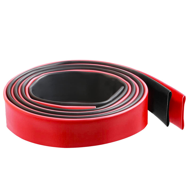 [Australia - AusPower] - ELECFUN 3/4 Inch 8Ft Waterproof Heat Shrink Tubing Roll, 3:1 Marine Grade Adhesive Lined Heatshrink Tube, Dual Wall Sealing Oil-Proof Wear-Resistant Wire Cable Wrap (4ft Black & 4ft Red) 3/4Inch Black-4Ft/Red-4Ft 