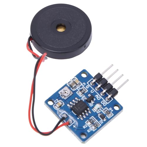 Piezoelectric Vibration Tapping Sensor Module, High Sensitivity Vibration Switch Module, 5.0V DC, AD/DO
