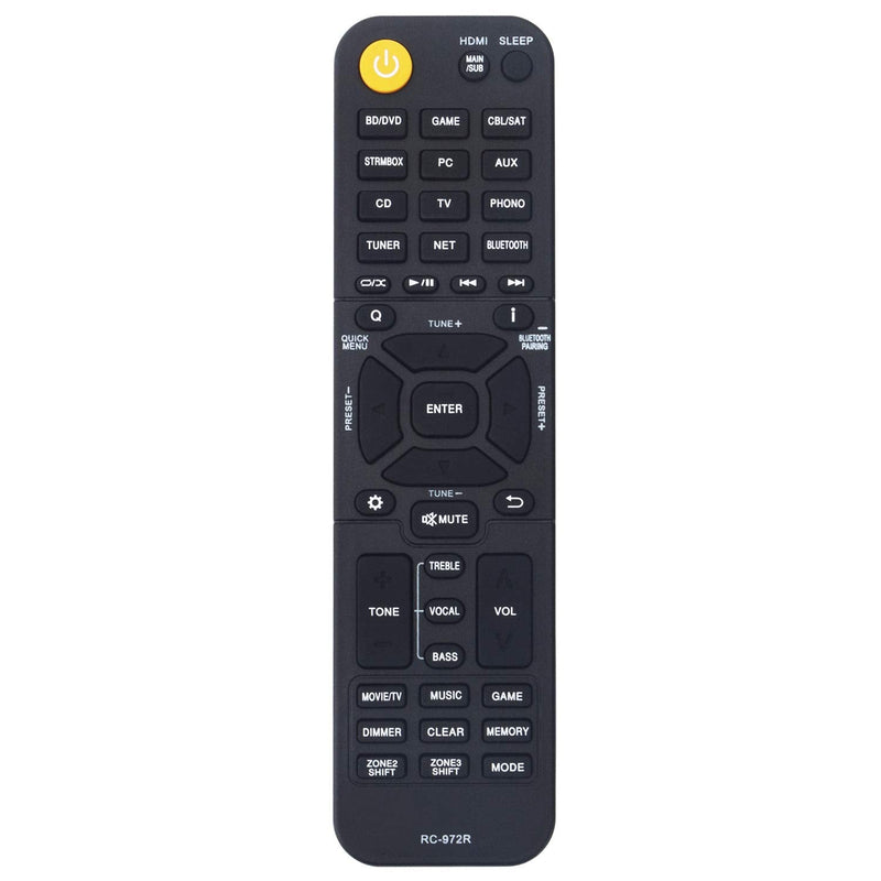 [Australia - AusPower] - RC-972R Replacement Remote Applicable for Onkyo AV Receiver TX-NR797 TX-RZ840 TX-NR696 TX-NR595 TX-NR696-S TX-NR6050 TX-NR6100 TXNR797 TXRZ840 TXNR696 TXNR595 TXNR6050 TXNR6100 Audio Vedio Receivers 