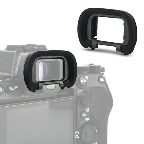 2 Pack Soft Silicon Camera Eyepiece Eyecup for Sony A7M5 A7 V A7 VI A9 III A7R V A7R6 A7R5 A7 IV A7M4 A7S III A1 A7V ILCE-1 A7SIII A7S3 Camera, Replace Sony FDA-EP19 Rubber Eyecup