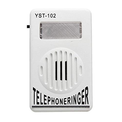 [Australia - AusPower] - 2PCS 95dB Extra-Loud Telephone Ringer Phone Ring Amplifier Ringing Help Strobe Light Bell Sound Landline Ringer Sound Ringtones 