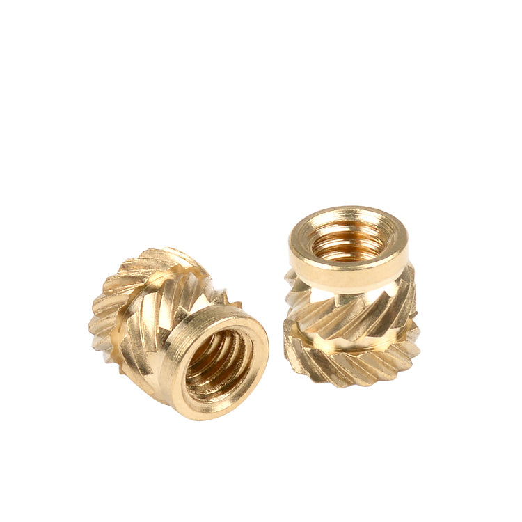 [Australia - AusPower] - in-saiL 100pcs/lot M2x3.0mm Brass Insert OD3.6mm/C3604 QT Heat Staking Threaded Inserts,Gold 