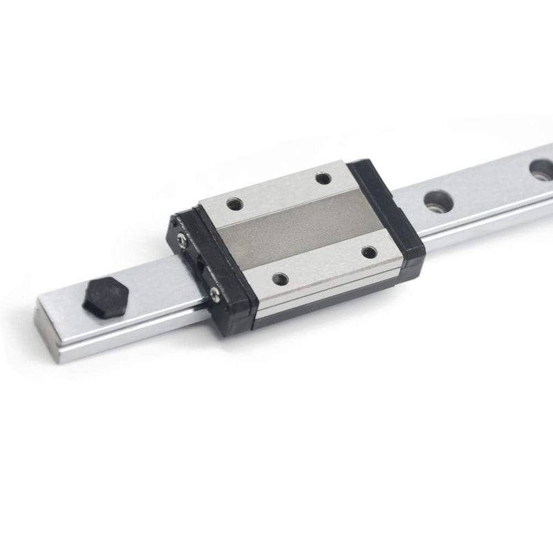 Iverntech MGN12 330mm Linear Rail Guide with MGN12H Carriage Block for Ender 3, Corexy, Tronxy, Delta Kossel 3D Printers Upgrades and CNC Machine Black