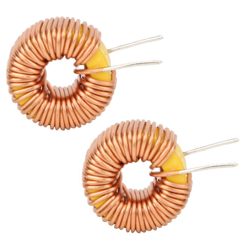 20Pcs Toroidal Inductor Wire, Copper Coil, 100UH Toroidal Core Inductors, Toroidal Inductor Wire, Inductor Coil for PCB, 0.6mm