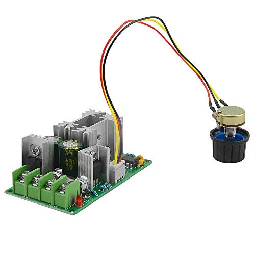 PWM DC Motor Speed Controller 12V 24V 36V 48V High Performance Drive Module, Adjustable Electronic Speed Controller PWM for 20A Ultra Small LED Dimmer