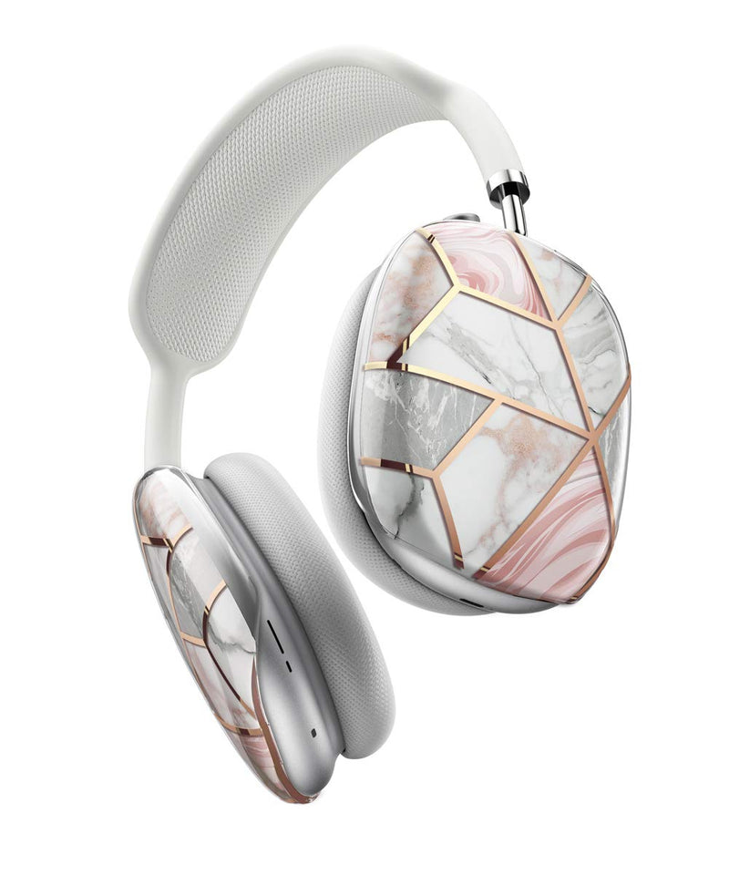 [Australia - AusPower] - i-Blason Cosmo Case Designed for Airpods Max Headphones, Protective Stylish Earpads Case Cover Compatible with Apple AirPods Max, 1 Pair (Marble) Marble 