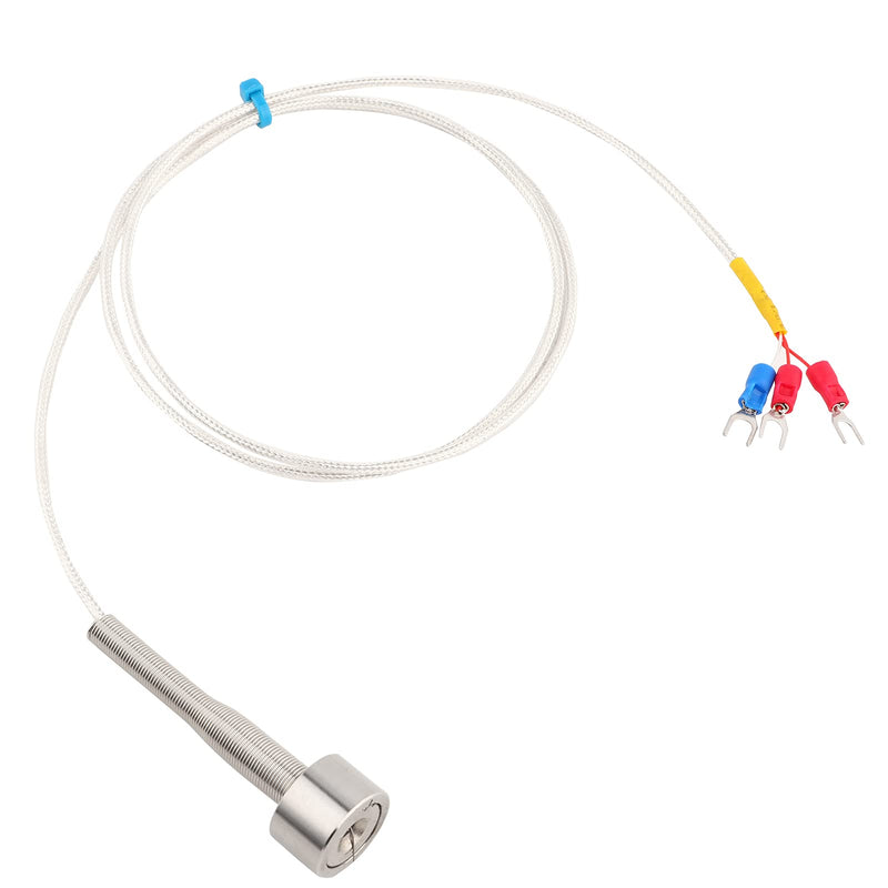 [Australia - AusPower] - Magnetic Temperature Sensor PT100 Stainless Steel Thermistor Probe -60 to +150°C 5m Cable Temp & Humidity Sensor 