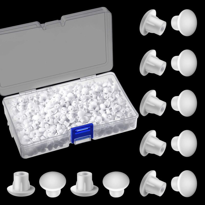 [Australia - AusPower] - Jetec 300 Pieces 3/16" Plastic Plugs for Round Hole, Shelf Cap Cabinet Hole Cover Cupboard Shelf Pegs for in Furniture Cabinet Cupboard Shelves 