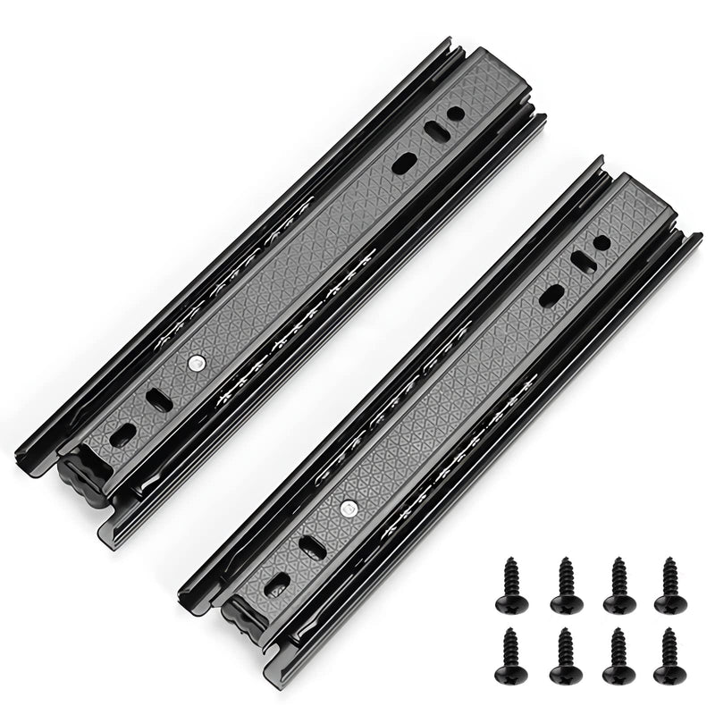 [Australia - AusPower] - Laigoo Heavy Duty Drawer Slides 8 Inch, Full Extension Drawer Slides, Ball Bearing Cabinet Drawers Slide, 1 Pair 