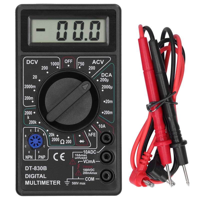 [Australia - AusPower] - Digital Multimeter, DT830B Multimeter Portable LCD Digital Electronic Voltmeter Ammeter Multi Testers for Electrician 