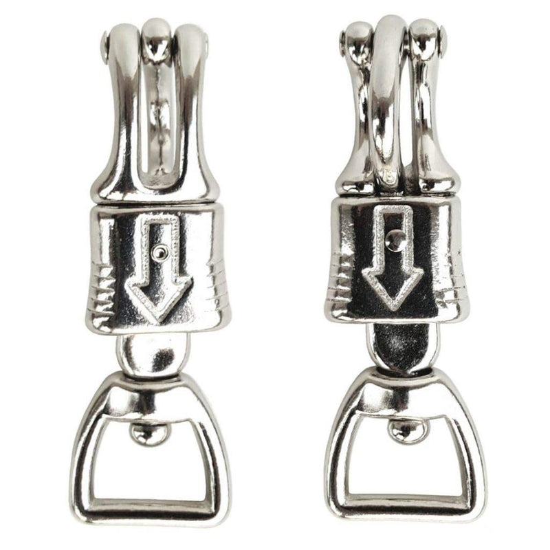 [Australia - AusPower] - Saddles & Such Quick Release Panic Snap WRectangular Swivel 1inch X 4-12inch 2 Pack 