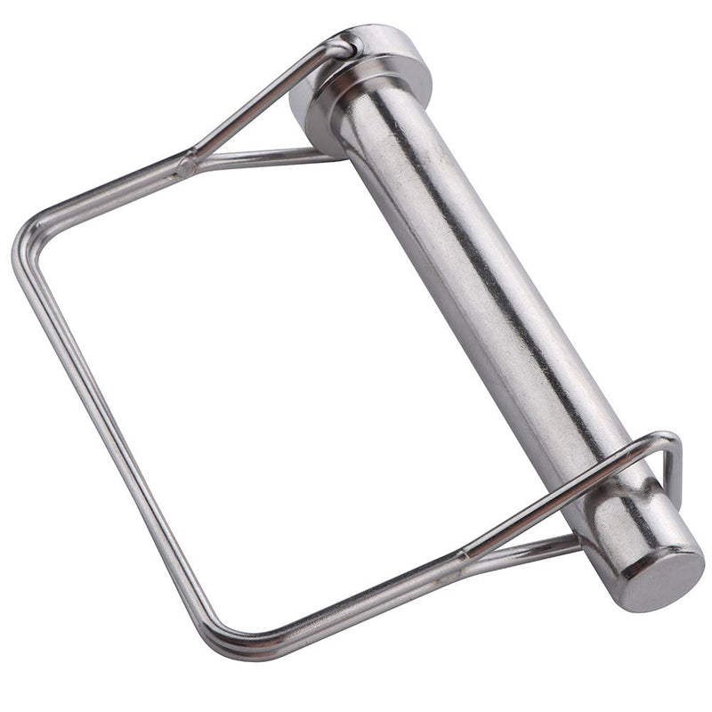 [Australia - AusPower] - Large Square Safety Coupler Pin 1/2" x 3-1/2"(12.6mm x 90mm), Full Marine grade 316 stainless steel Heavy duty Shaft Locking Pin 