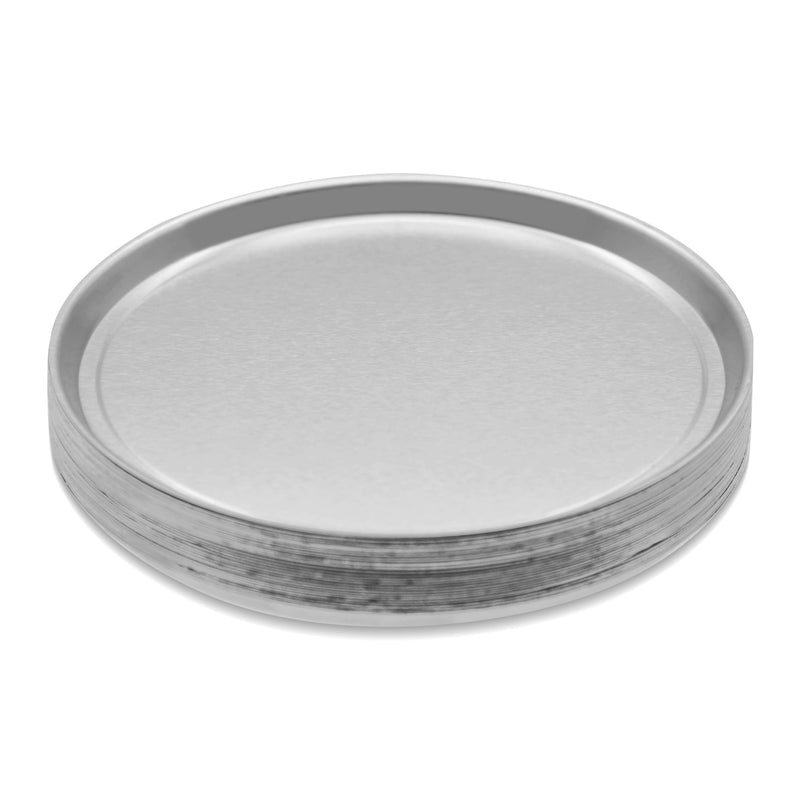 [Australia - AusPower] - 50 Pcs Aluminum Sample Pans 90mm Weight Scale Tray Disposable Round Lab Trays Fits Moisture Analyzer Laboratory Balance Dish Plate for Moisture Tester 